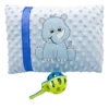 almohada liston con sonaja azul cielo