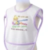 babero grande con bolsas inferiores moradobabero grande con bolsas inferiores morado Babero Tipo Chaleco Impermeable con Bolsillo Recolector