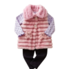 Conjunto Casual  y Abrigador de 3 Piezas para Niña