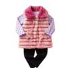 Conjunto Casual  y Abrigador de 3 Piezas para Niña